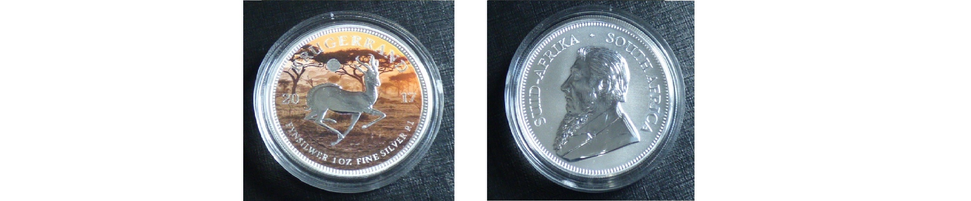 Krugerrand 2017 "50 years" colored